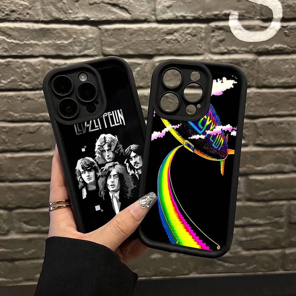 Rock L-Led Vintage Band Z-Zeppelin Phone Case For IPhone 17 16 15 14 13 12 11 Pro Max 16E Plus INS Soft Cover