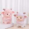 PVC Cute Sheep Bank Pastel Pink Shatterproof Piggy Banks Zodiac Lamb Coin-box  Nursery Rooms