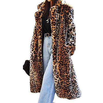 Damen Lang Herbst und Winter Übergröße Verdickt Samt Locker Revers Jacke Lässig Bequem Mantel
