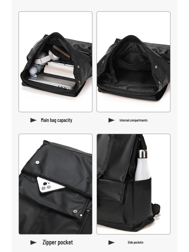 Men's 2025 Trendy Waterproof Large-Capacity Laptop Backpack