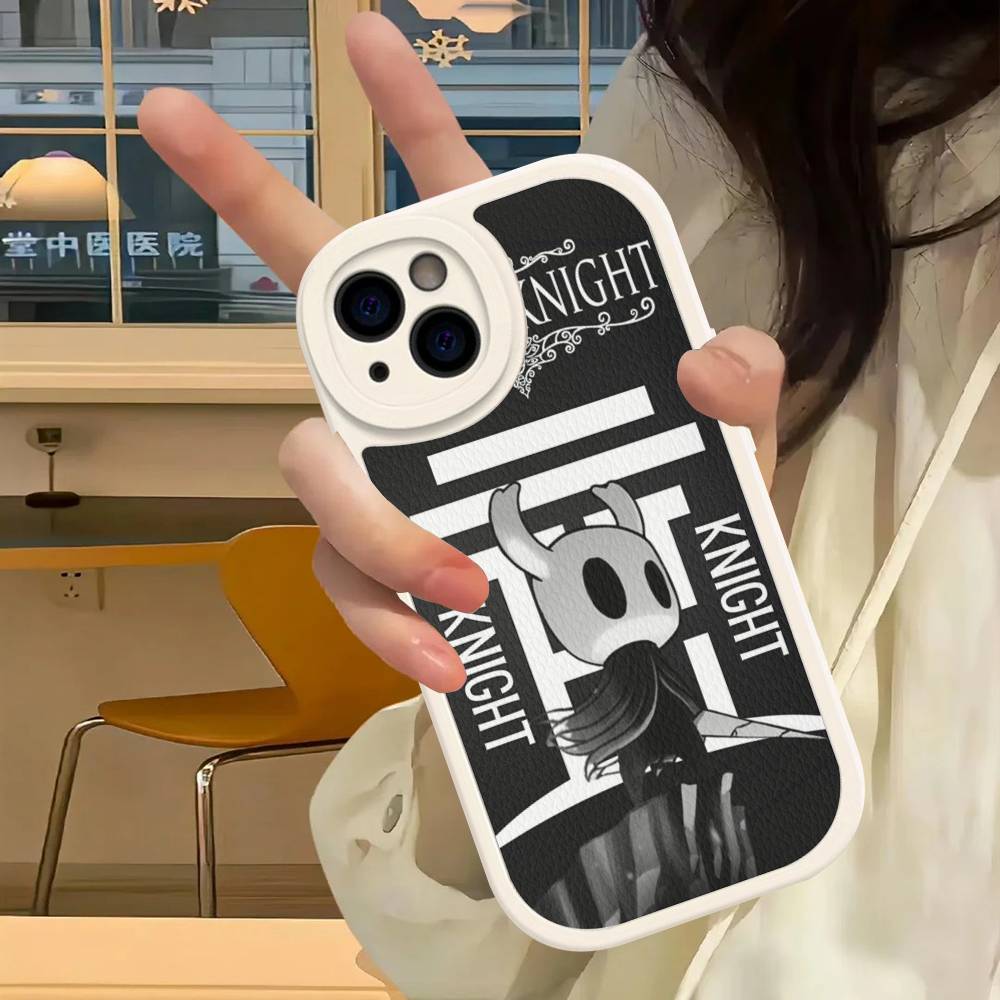 Hollow Knights Cartoon Phone Case Hard Leather For IPhone 14 13 16 Mini 15 14 11 12 Pro Max Plus Fundas