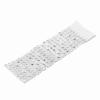 50pcs 8 Rows Chair Sash Napkin  S    Mesh Wrap Ribbon For Wedding Christmas Gold