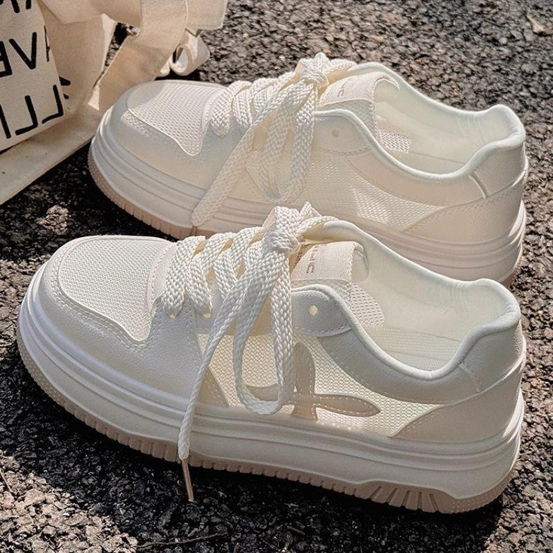 22 new summer mesh shoes breathable thin mesh shoes platform sports board shoes Hongjie 35
