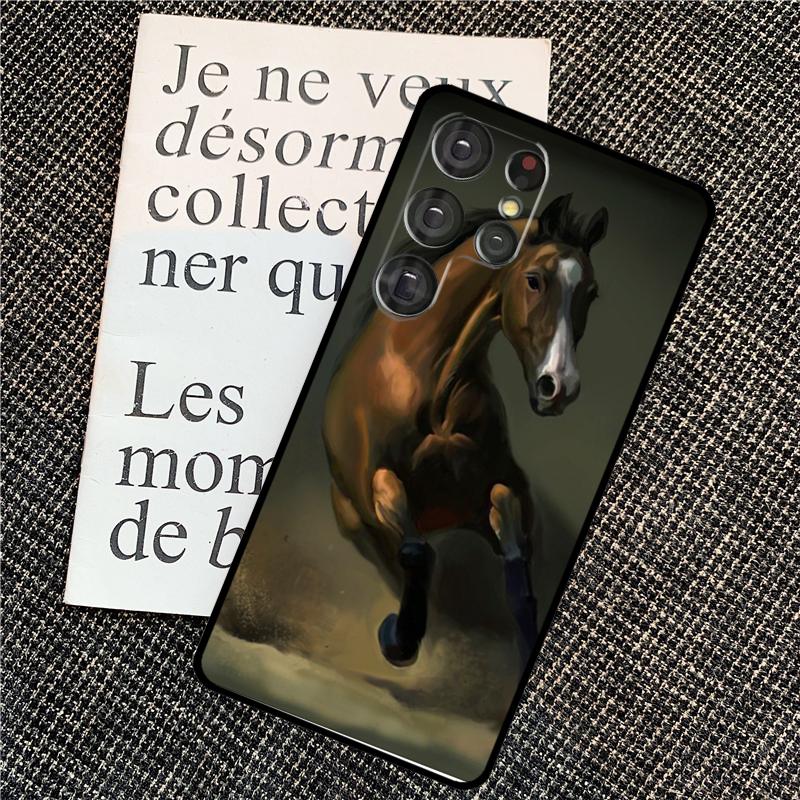 Running Horses Animal Case For Samsung Galaxy S25 Ultra S21 S22 S23 S24 Ultra S9 S10 S20 Plus S25 FE Back Cover