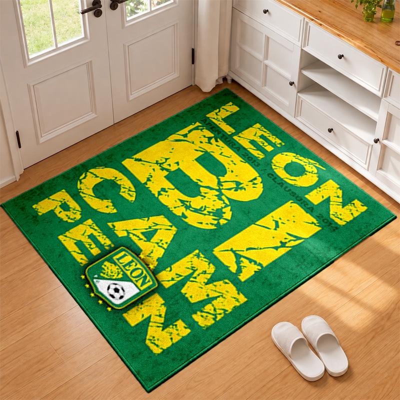 Club Leon Carpet Door Mat for Living Room or Bedroom Protective Mat Under Chair Office Decoration Christmas Gift Birthday Present