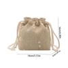 Elegant Straw Bag Lace Woven Beach Bag Leisure Drawstring Bucket Bag  Vacation