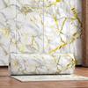 Gold-Plated Marble-Style Waterproof Wall Stickers for TV Backgrounds