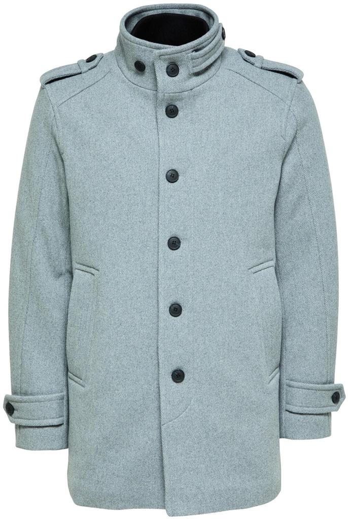 Coat Selected Slhnoah W Coat B Noos (16081429) Grey Melange
