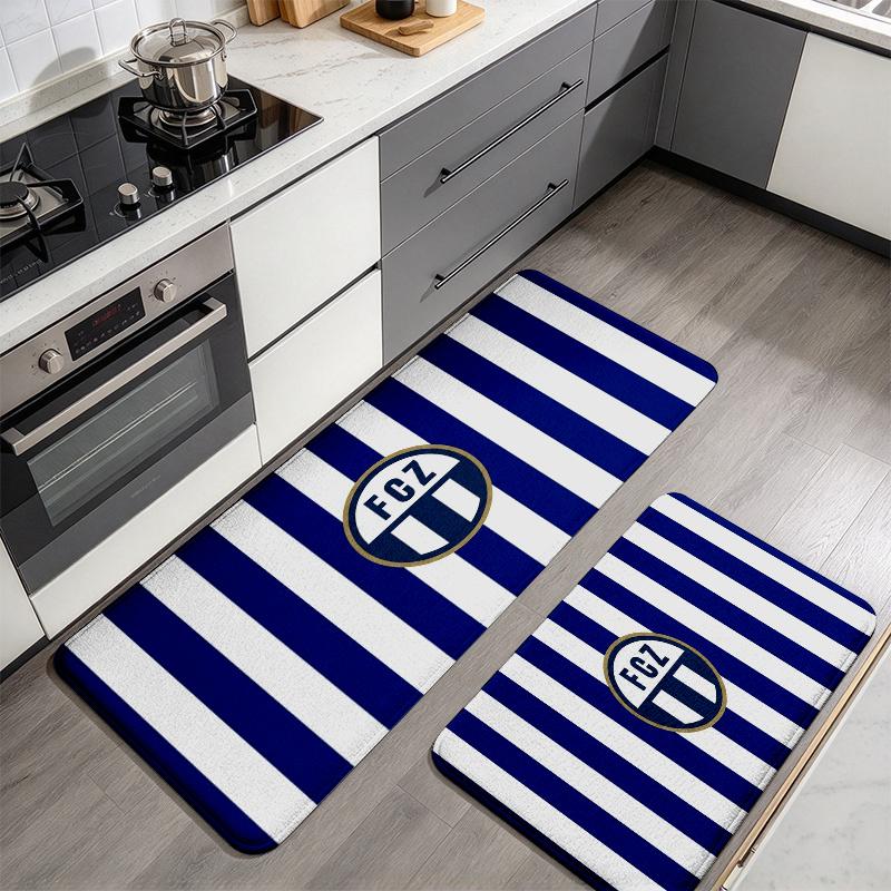 Fc Zrich Flannel Kitchen Mat Christmas Soft Area Rug Non Slip Floor Carpet Home Decoration