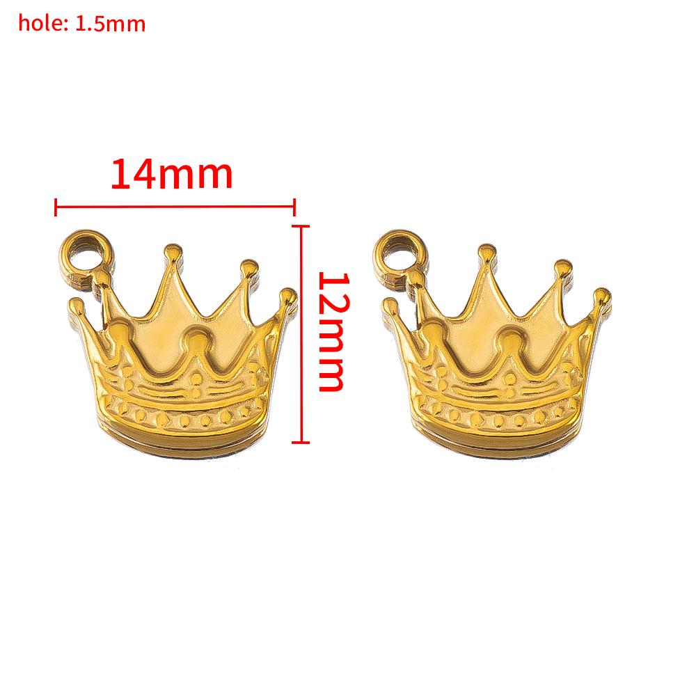 2pcs Stainless Steel Gold Plated Ocean Star Flower Shell Moon Charms for DIY Boho Earring Jewelry Material Making Pendant Supply