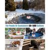 Auto On/OFF 1000W Floating Pond Deicer Heater With Thermostat-Control, LED Indicator, And US Power Plug US PLUG