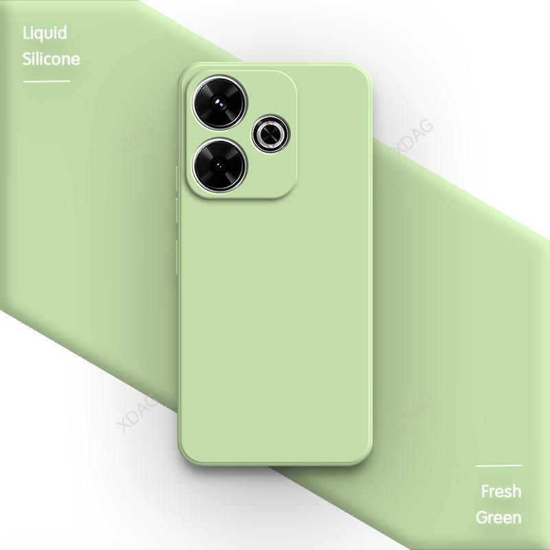 Candy Color Back Cover for Xiaomi Poco M6 Pro Plus M6Pro M6Plus 5G Soft Original High Quality Classic Liquid Silicone Phone Case