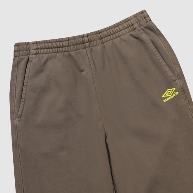 UMBRO Hbl Garment Dyed Graphic Wide Straight Sweatpants Brown (Uq323Cfp98)