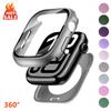 360 Full Waterproof Case Tempered Glass Protection for Apple Watch 46mm 45mm 44mm 41mm 40mm 42mm IWatch Series 11 10 9 8 7 SE 3