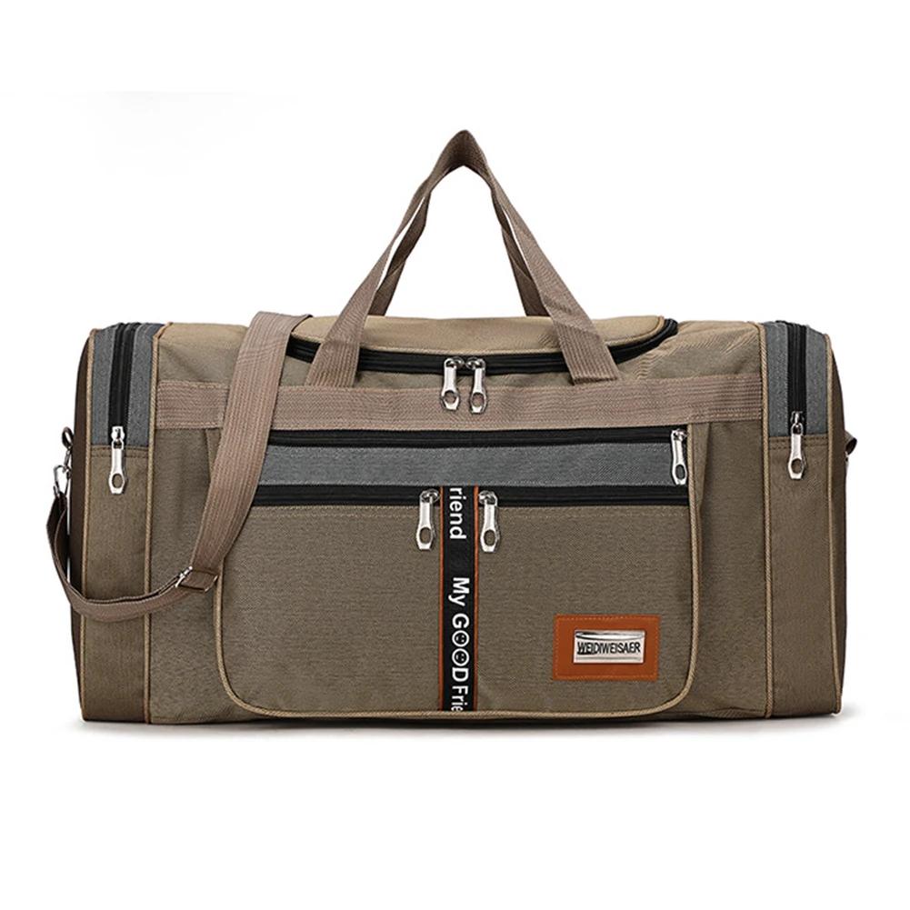 Oxford Fitness Bag Large Capacity Yoga Sports Backpack Multifunctional Wear-resistant Adjustable Strap with Zipper for Men Women