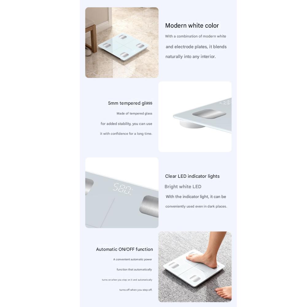 LKOUY Smart Scale for Home Use: Precise Measurement of Body Composition, Fat