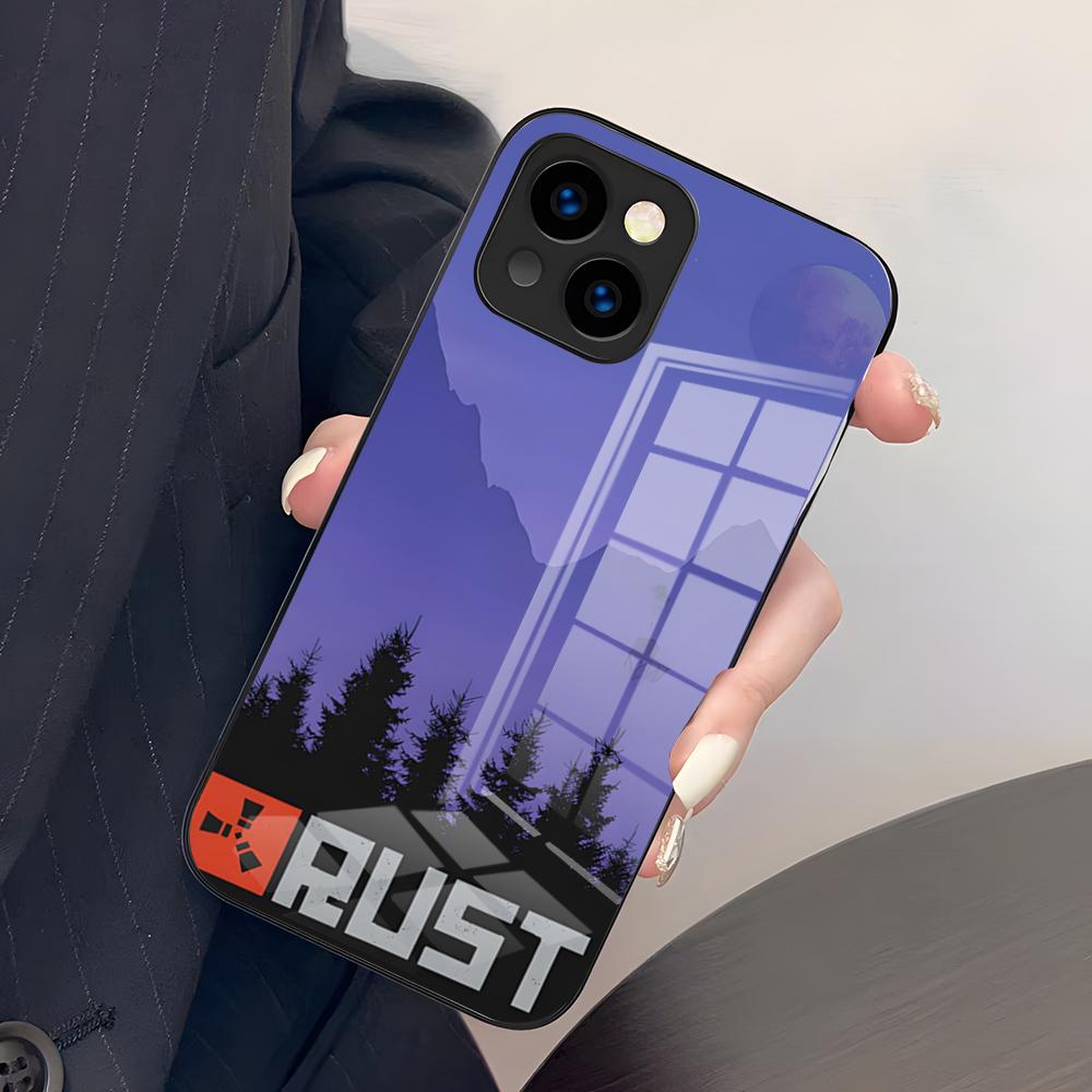 RUST Game Phone Case For IPhone 17 Pro Max 15 Pro 16 14 Plus 12 13 Mini 11 Pro Shockproof Glass Cover