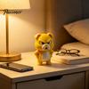 Fun Novelty Desk Items Little Yellow Dog Ornament, 3D Printed Durable PLA Cute Cartoon Figurine Figurine, Funny Arrogant Statue for Home Office Shelf