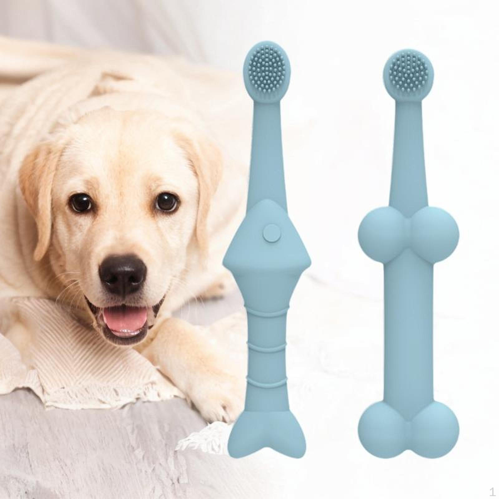 

2 Pieces Pet Tooth Brush, Dog Cat Toothbrush, Cleaner, Cleaning Brush for Cat, Ferret,