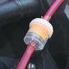 Motorcycle Inline Fuel Filter with Rubber Hose Replacement for Motorcycle Fuel System Cleaner Scooter Dirt Bike ATV Fuel Filter