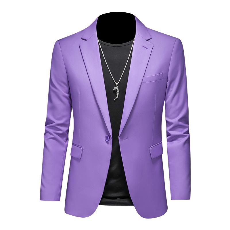 Men's Plus Size Slim Fit Blazer - Wedding & Business Attire