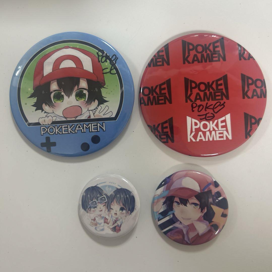 

[USED] Pokekamen Chocorabi can badge autographed