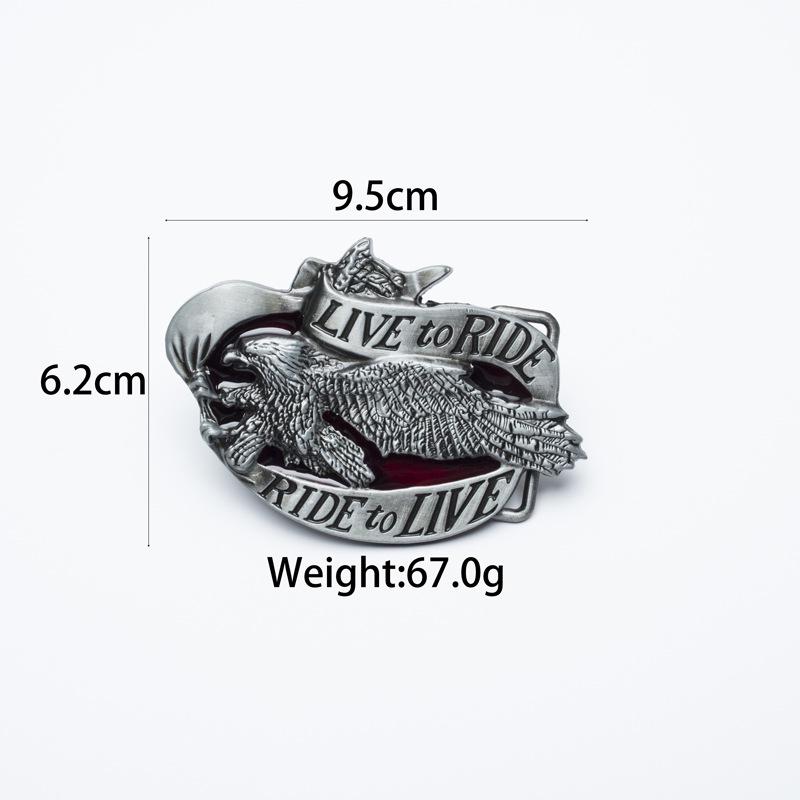 Men's Retro Cowhide Leather Belt with 3D Eagle Buckle - Fashionable and Stylish Trousers Accessory
