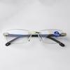 SmartZoom Rimless Reading Glasses with Auto Diopter & Blue Light Filter