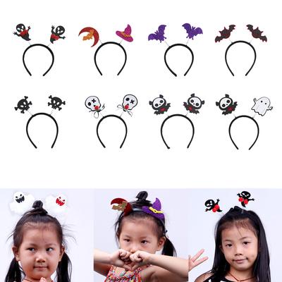 Stirnband Dark Series Kürbis/Fledermaus Haarband Kinder Süßer Haarreif Raveparty Requisiten Haarschmuck Unisex Kopfbedeckung