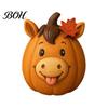 Unique Holiday Gifts for Friends Artificial Pumpkin Decor, Cute Animals Decorative Pumpkins, Thanksgiving Resin Pumpkins Harvest Theme Collectible