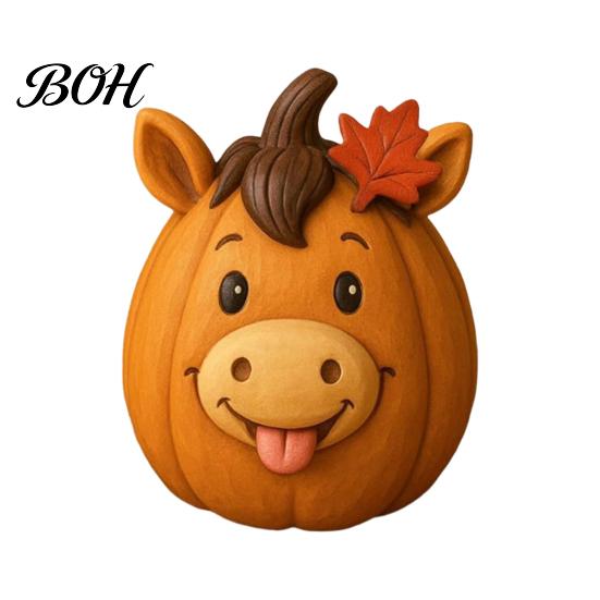 Unique Holiday Gifts for Friends Artificial Pumpkin Decor, Cute Animals Decorative Pumpkins, Thanksgiving Resin Pumpkins Harvest Theme Collectible