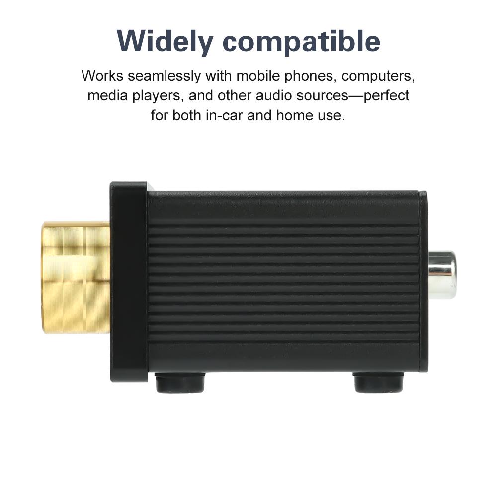 DC 5-12V Xz-U101 Linear Headphone Amplifier Desktop Mini Headphone Amplifier RCA Audio Amplifier Suitable for 3.5mm/6.35mm