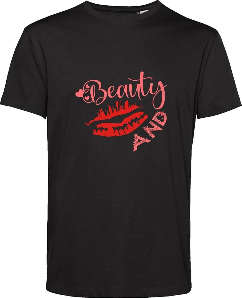 Valentines Day Couple Matching Pack T Shirt Beauty And The Beard Gift Tee Top S
