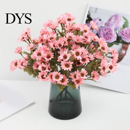 Reusable Artificial Floral Centerpieces Daisy Flowers, Realistic Plastic Arrangements, Faux Flower Bouquet, Lifelike Flowers for Home Decor