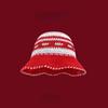 Y2K Korean-Japanese Hand Bucket Crochet Bucket Hats For Women Spring Autumn Winter Sun Cap Female Bow Designer Bob Basin Gorro