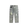 Li Ning Badfive Jeans Men's New Denim Blue AJQU165-1
