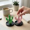 Creative Cactus Ring Holder INS Cactus Trinkets Plate Jewelry Storage Tray  Ring Display