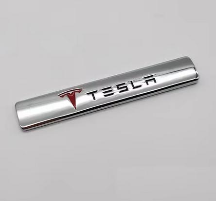 

3D Metal Emblem Car Fender Trunk Sticker Decorative Accessories For Tesla Model-3 Model-S Model-X Model-Y Cybertruck Roadster