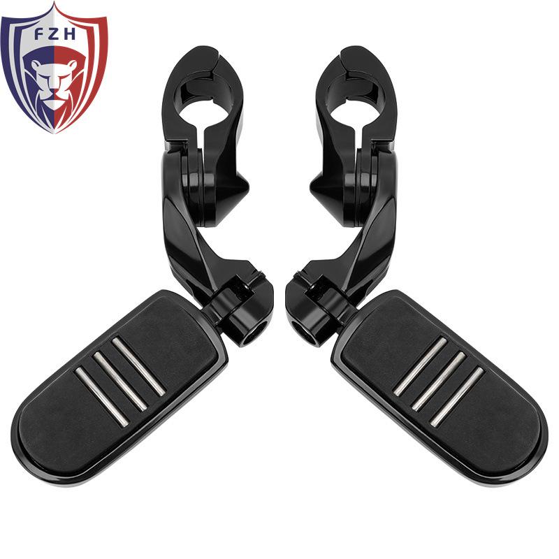 Universal Motorcycle Crash Bars Footrests for Harley Cruiser