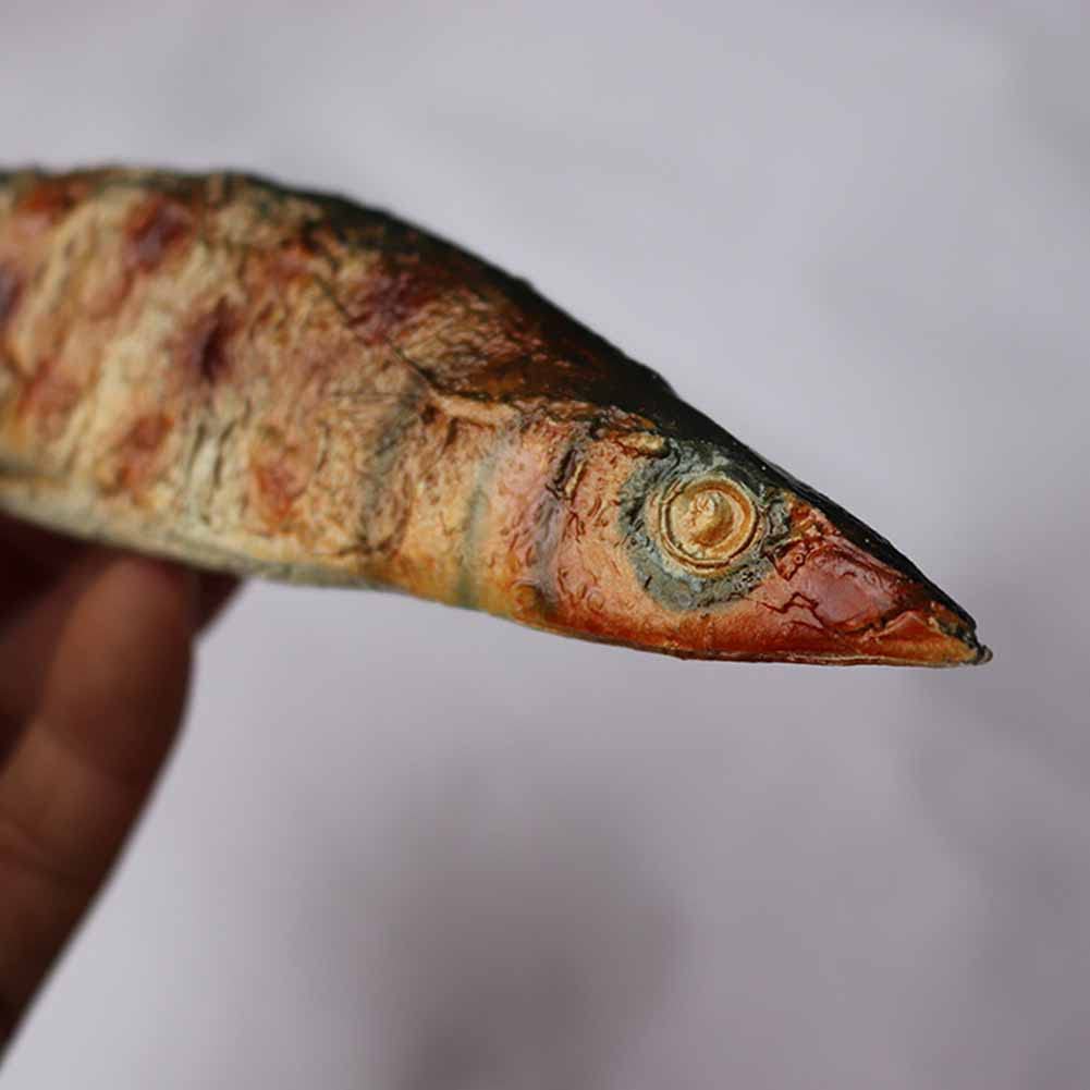 PCB Sanma Food Replica, Grilled Sanma, Fish Food Display, NH7723 (Set of 3)