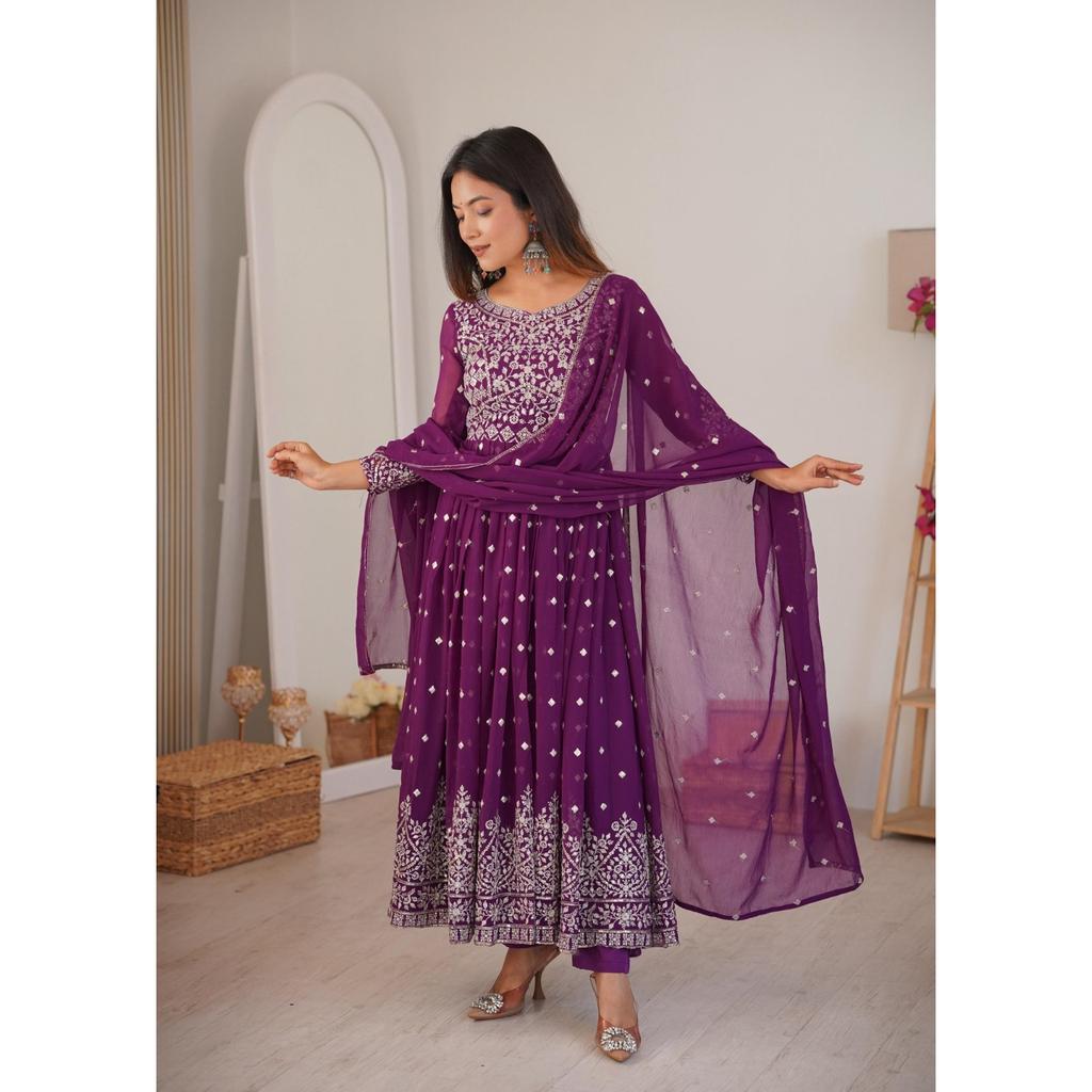 Pakisatni Anarkali Salwar Kameez Indian Bollywood Weding Wear Gown Suit Dress