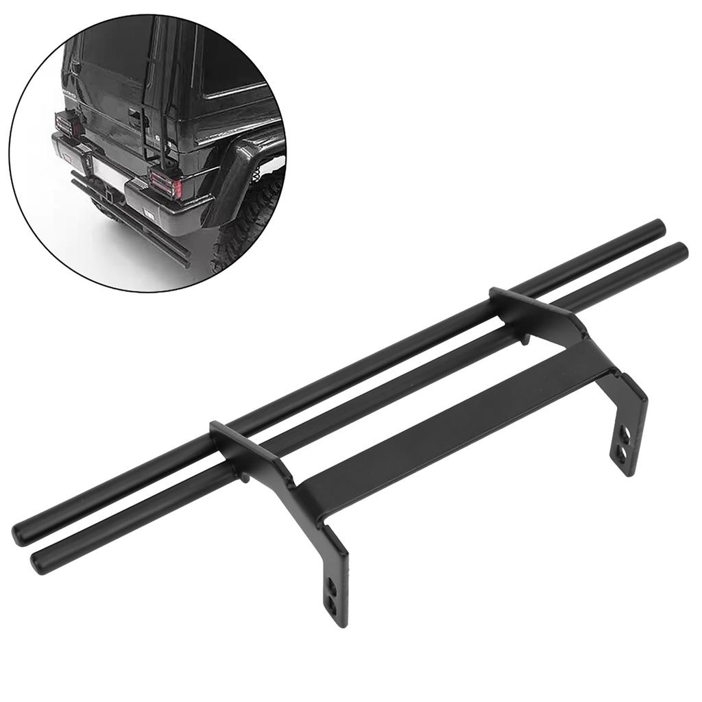 Metal RC Rear Bumper Replacement Accessories Parts Fit for Traxxas TRX 4 G500 TRX 6 G63Black
