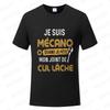 You Know I'm Mechano T Shirt Funny French Text Dad Gift Worker Humor Shirts Vintage Tee Casual Oversized Summer Fashion T-shirt
