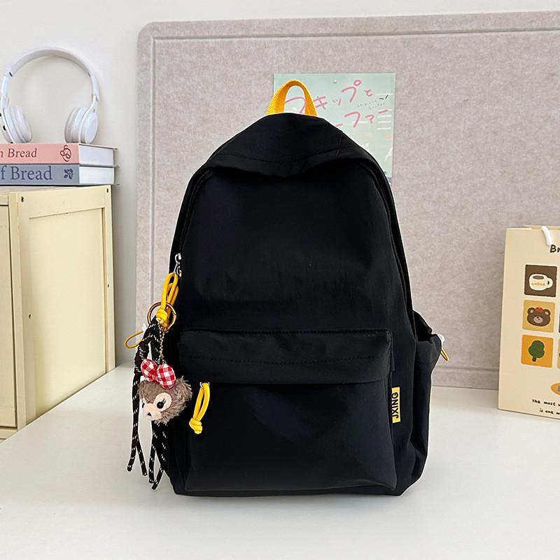Nylon Letter Backpack For College Students With Large Capacity For Daily Use