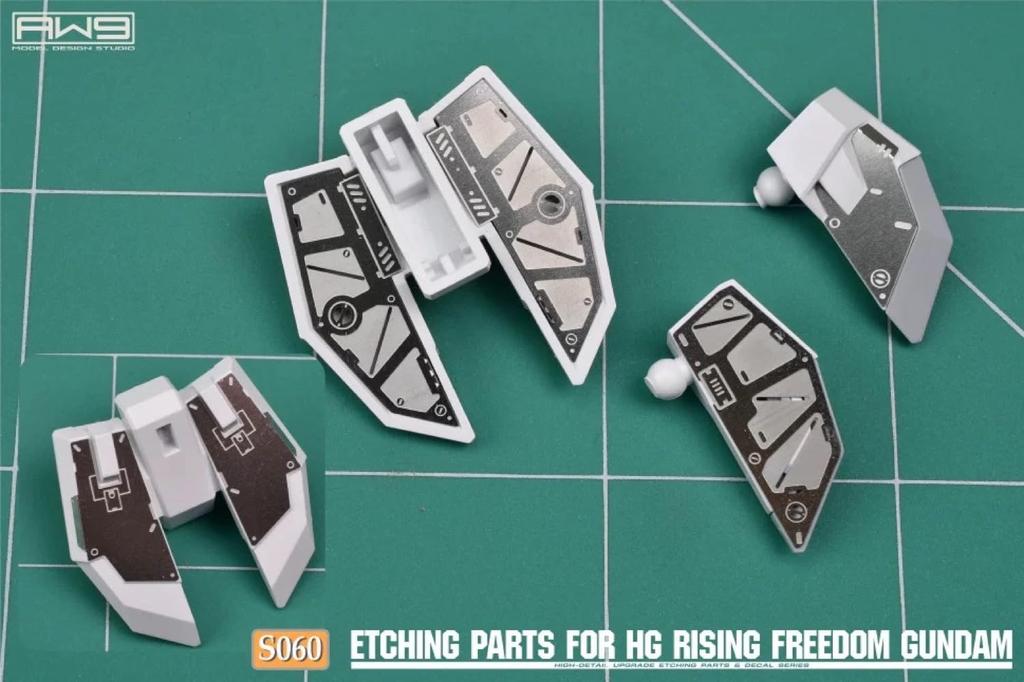 HG Rising Freedom Gundam Modification Detail Up High Quality Metal Parts with Water Transfer Decal 1/144 [item]