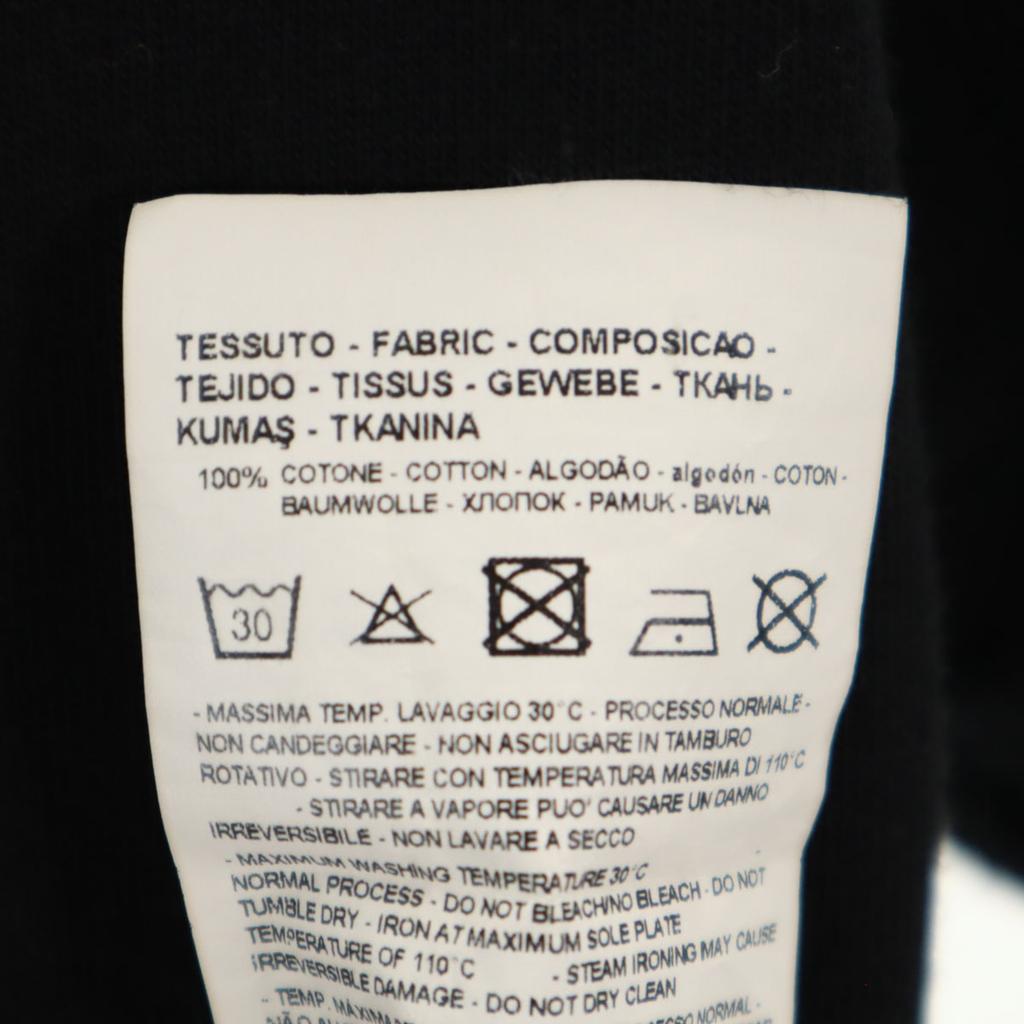 Emporio Armani Made in Bulgaria Stone logo Short sleeve T-shirt XS black Women Used