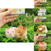 Mini Cute Fox Cat And Horse Plush Keychain With Magnetic Attachment For Kids And Collectors