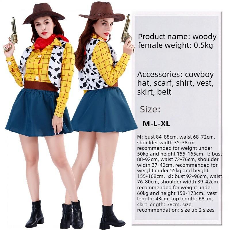Halloween Toy Story Woody Tracy Shepherd Volwassen Kind Cosplay Podiumkostuum