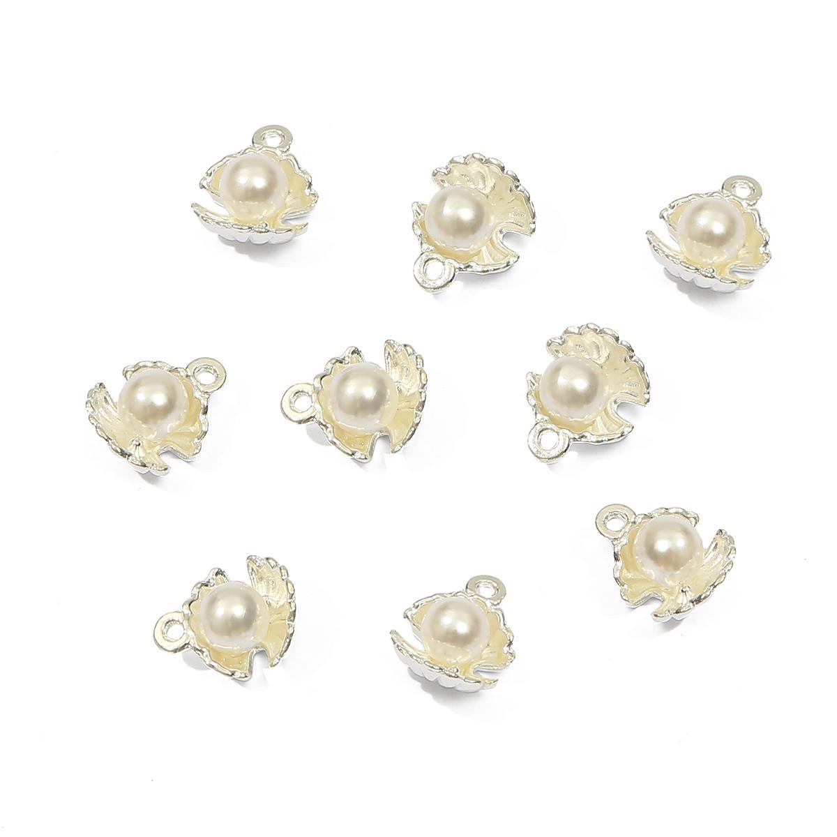 

5 шт./пакет кулон в виде ракушки DIY браслет ожерелье ювелирные изделия аксессуары 15x12mm 5pcs/bag