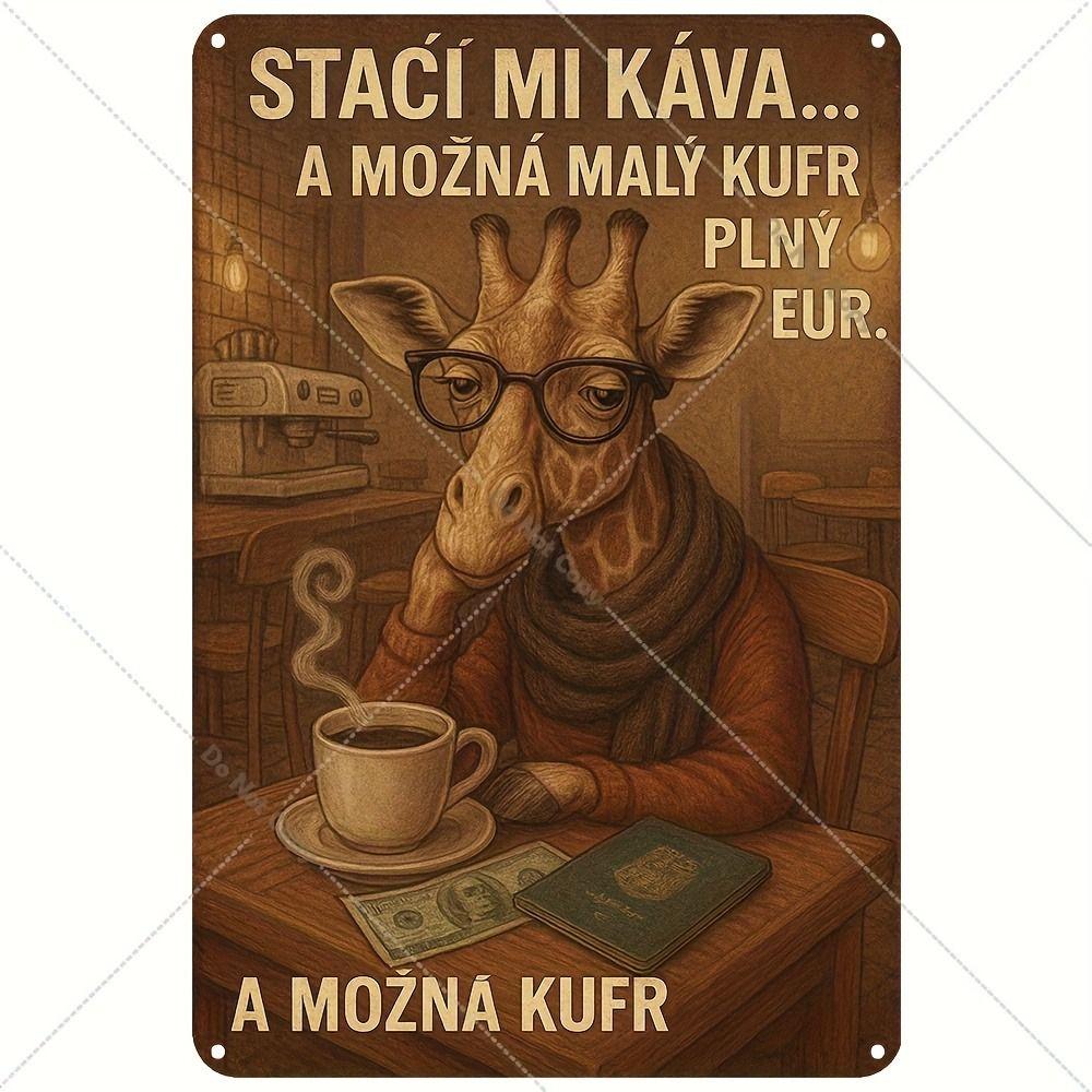 Metal Wall Art Decor, Tin Sign, Retro Poster 20x30cm